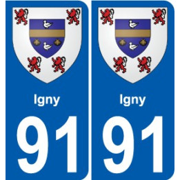 91 Breuillet wappen aufkleber typenschild aufkleber stadt