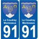 91 Breuillet wappen aufkleber typenschild aufkleber stadt