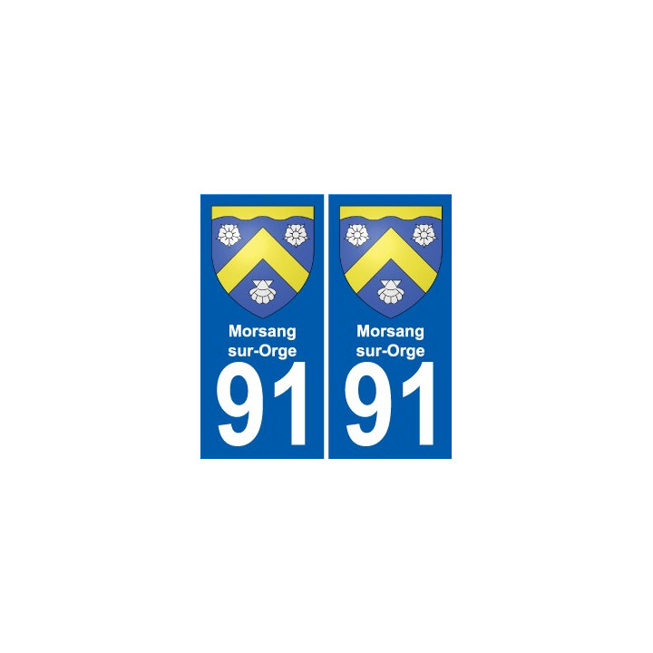 91 Morsang-sur-Orge wappen aufkleber typenschild aufkleber stadt