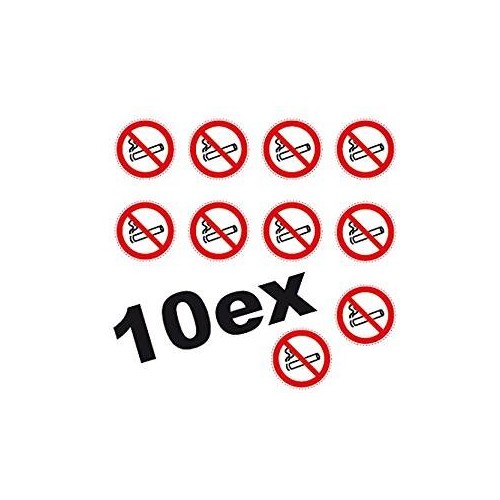 La prohibición de fumar en 03 de la etiqueta engomada de la etiqueta engomada adhesiva