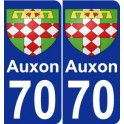 70 Auxon wappen aufkleber typenschild aufkleber stadt