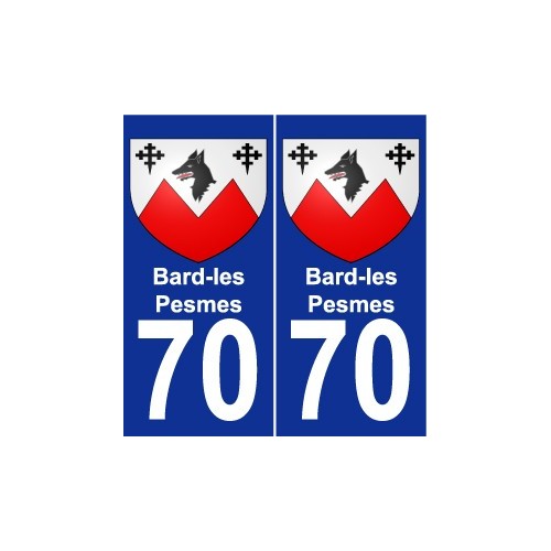 70 Bard-les-Pesmes wappen aufkleber typenschild aufkleber stadt