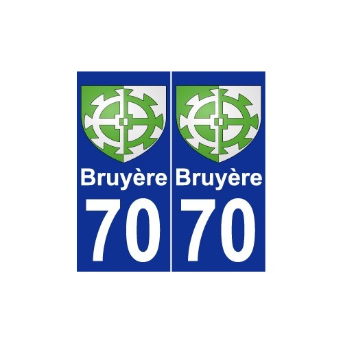70 Bruyère wappen aufkleber typenschild aufkleber stadt