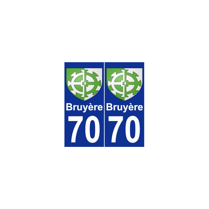 70 Bruyère wappen aufkleber typenschild aufkleber stadt