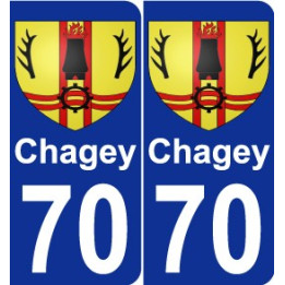 70 Chagey wappen aufkleber typenschild aufkleber stadt