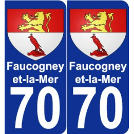 70 Faucogney-et-la-Mer wappen aufkleber typenschild aufkleber stadt
