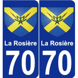 70 La Rosière wappen aufkleber typenschild aufkleber stadt