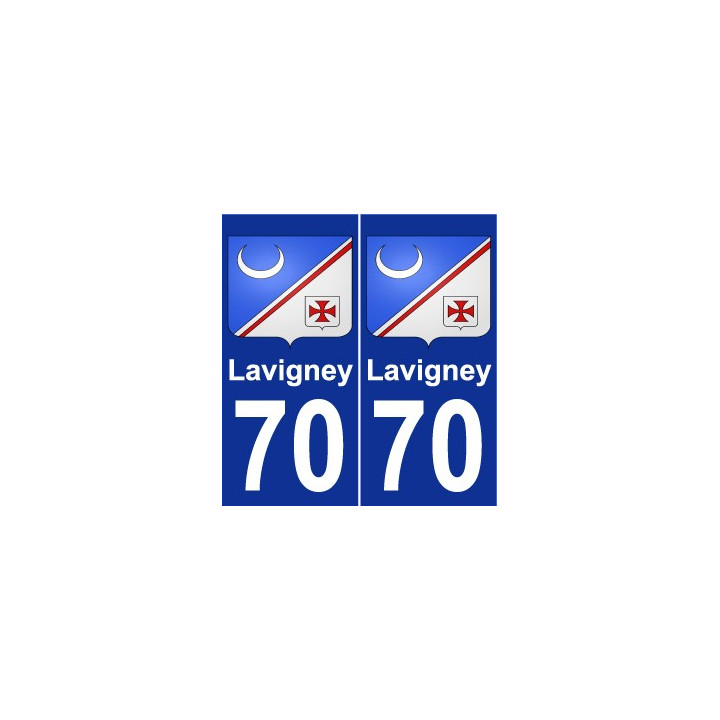 70 Lavigney wappen aufkleber typenschild aufkleber stadt