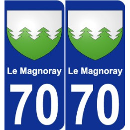 70 Le Magnoray wappen aufkleber typenschild aufkleber stadt