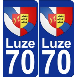 70 Luze wappen aufkleber typenschild aufkleber stadt