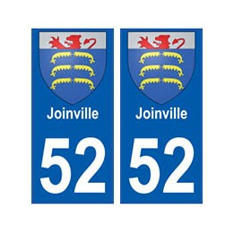 52 Joinville blason autocollant plaque stickers ville