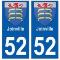 52 Joinville blason autocollant plaque stickers ville