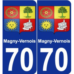 70 Magny-Vernois wappen aufkleber typenschild aufkleber stadt