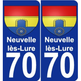 70 Neuvelle-lès-Lure blason autocollant plaque stickers ville