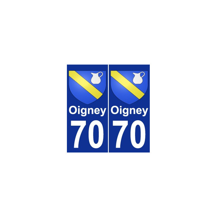 70 Oigney wappen aufkleber typenschild aufkleber stadt
