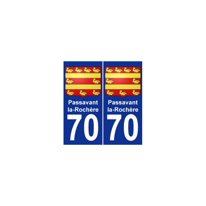 70 Passavant-la-Rochère wappen aufkleber typenschild aufkleber stadt