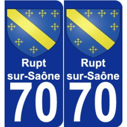 70 Rupt-sur-Saône wappen aufkleber typenschild aufkleber stadt