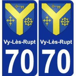70 Vy-Lès-Rupt blason autocollant plaque stickers ville