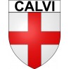 Stickers coat of arms Calvi adhesive sticker
