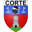 Pegatinas escudo de armas de Corte adhesivo de la etiqueta engomada