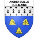 Stickers coat of arms Aigrefeuille-sur-Maine adhesive sticker