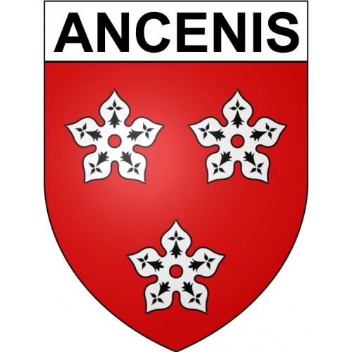 Stickers coat of arms Ancenis adhesive sticker