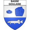 Basse-Goulaine Sticker wappen, gelsenkirchen, augsburg, klebender aufkleber
