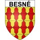 Besné 44 ville Stickers blason autocollant adhésif