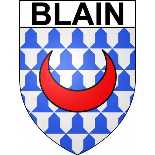 Blain 44 ville Stickers blason autocollant adhésif