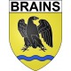 Stickers coat of arms Brains adhesive sticker