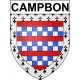 Campbon 44 ville Stickers blason autocollant adhésif