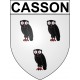 Casson 44 ville Stickers blason autocollant adhésif