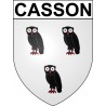 Casson 44 ville Stickers blason autocollant adhésif