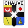 Chauvé 44 ville Stickers blason autocollant adhésif