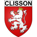 Pegatinas escudo de armas de Clisson adhesivo de la etiqueta engomada