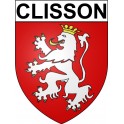 Pegatinas escudo de armas de Clisson adhesivo de la etiqueta engomada