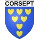 Corsept 44 ville Stickers blason autocollant adhésif