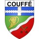 Stickers coat of arms Couffé adhesive sticker