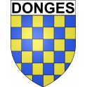 Donges 44 ville Stickers blason autocollant adhésif