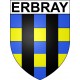 Pegatinas escudo de armas de Erbray adhesivo de la etiqueta engomada