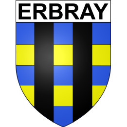 Stickers coat of arms Erbray adhesive sticker