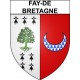 Fay-de-Bretagne 44 ville Stickers blason autocollant adhésif