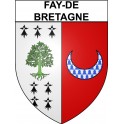 Fay-de-Bretagne 44 ville Stickers blason autocollant adhésif