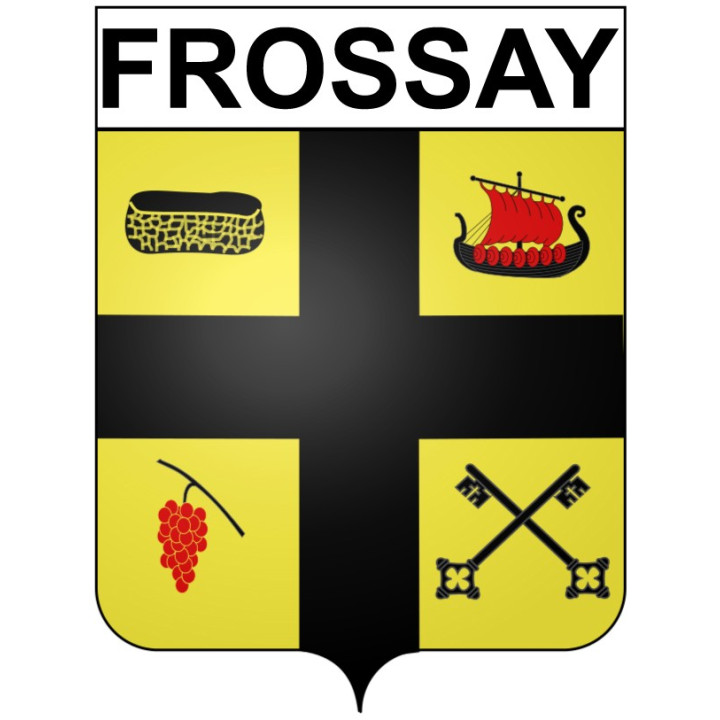 Stickers coat of arms Frossay adhesive sticker