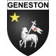 Pegatinas escudo de armas de Geneston adhesivo de la etiqueta engomada