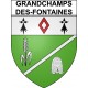 Grandchamps-des-Fontaines 44 ville Stickers blason autocollant adhésif