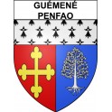 Guémené-Penfao 44 ville Stickers blason autocollant adhésif