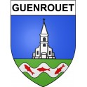 Guenrouet 44 ville Stickers blason autocollant adhésif