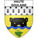 Haute-Goulaine 44 ville Stickers blason autocollant adhésif