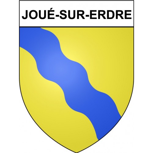 Joué-sur-Erdre 44 ville Stickers blason autocollant adhésif